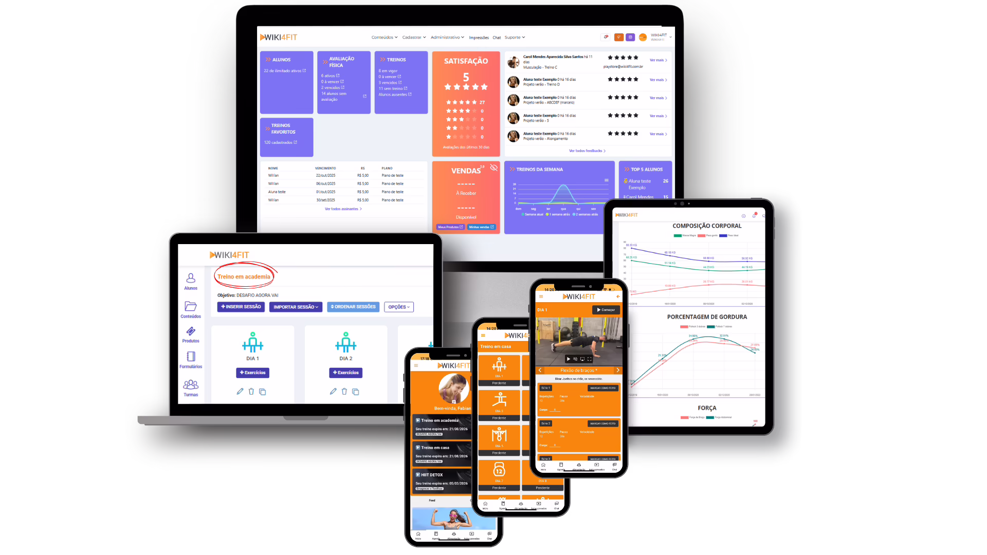 wiki4fit app estudantes de educação fisica