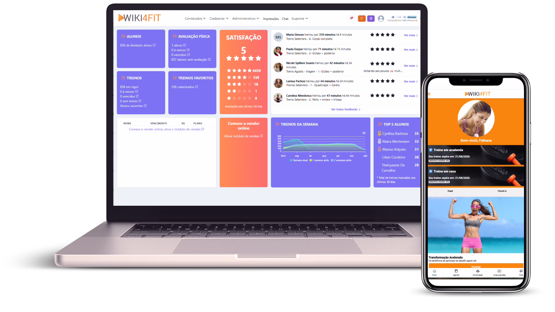 wiki4fit app para estudantes de educação fisica
